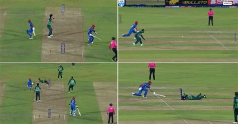 Afg Vs Pak Watch Comedy Of Errors As Pakistan S Fakhar Zaman