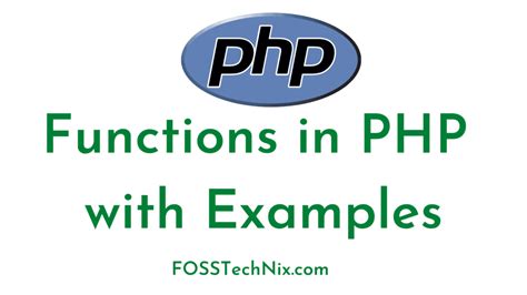 5 Types Of Functions In Php With Examples Riset