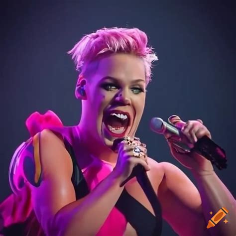 pink singer show concert  craiyon