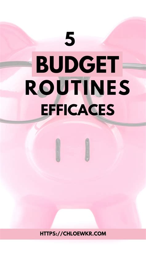Comment faire un budget mensuel efficace 5 routines budget – Artofit