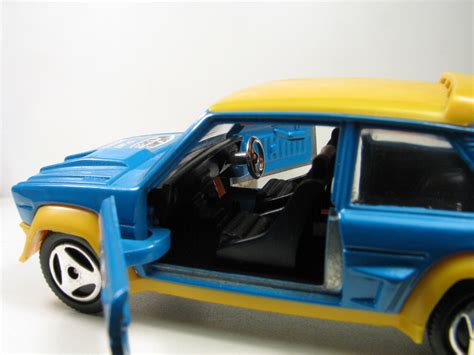 Fiat Abarth Rally A Azzurro E Giallo N Box Mattel Hot Wheels
