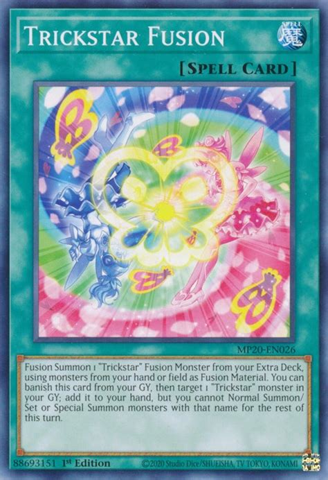 Trickstar Fusion Tin Of Lost Memories Yugioh