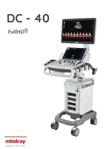 Mindray Dc Full Hd Diagnostic Ultrasound System At Best Price In Chennai