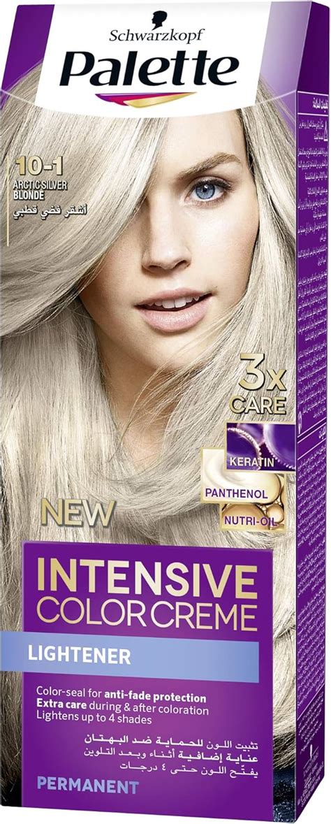 Palette Schwarzkopf Palette Intensive Color Creme 10 1 Frosty Silver Blonde Amazon Ae Beauty