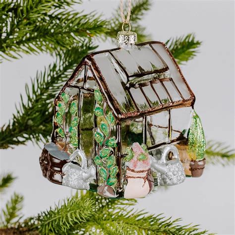 Greenhouse Ornament House Ornaments Christmas Tree Ornaments Ornaments