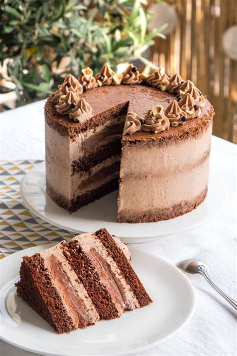 Layer Cake Au Chocolat Empreinte Sucr E