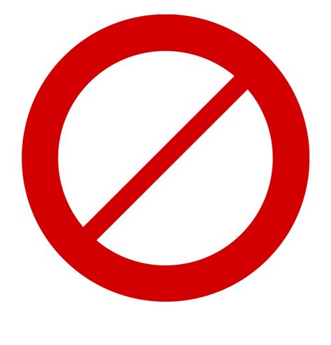 Free Cross Out Sign Transparent, Download Free Cross Out Sign ...