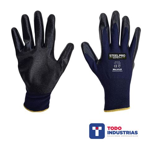 Guante Multiflex Poliéster Nitrilo Dark Blue TODO INDUSTRIAS