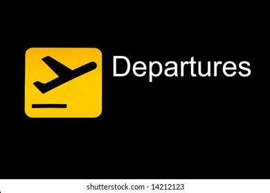 Airport Departure Sign Stock Photo 14212123 | Shutterstock