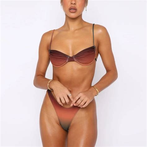 Ripley TRAJE DE BAÑO BIKINI SUNSET CON TIRANTES AJUSTABLES