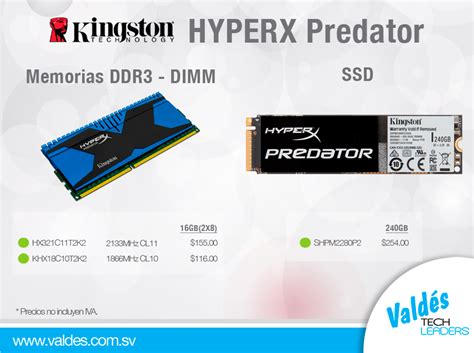 HYPERX-Predator by Valdés – Equipos Electrónicos Valdés