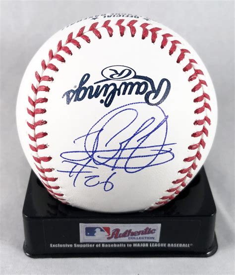 Jose Siri Signed Authentic MLB Baseball Astros Rays - Memorabilia For Less