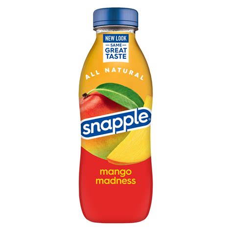 Snapple Mango Madness Plastic 16 Oz X 12 Convenient Distributor