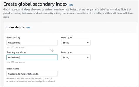 How To Create A Dynamodb Global Secondary Index Gsi