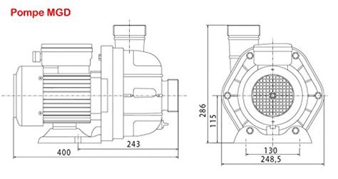 Pompe Piscine Gros D Bit Vipool Mgd Pour Blocs Et Ncc M H