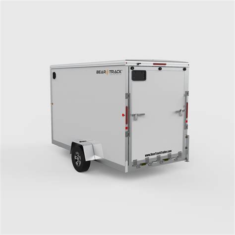 6x12 Enclosed Trailer Bear Track Aluminum Trailers