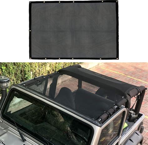 Amazon Bestaoo Mesh Shade Bikini Top Uv Protection Sunshade Cover For Jeep Wrangler Tj