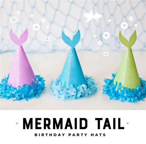 Sparkly Mermaid Tail Party Hats Hostess With The Mostess®