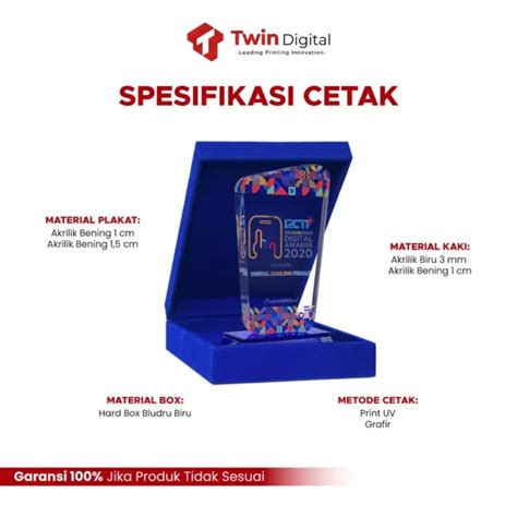 Custom Plakat Akrilik Daun Premium Kualitas Terbaik Twin Digital