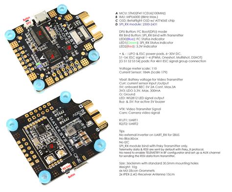 Matek System F411 One Neuer Stm32f411 Flight Controller