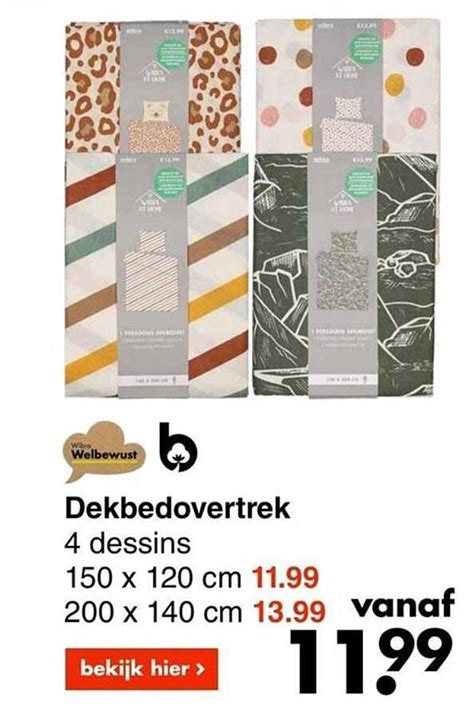 Dekbedovertrek Aanbieding Bij Wibra Folders Nl