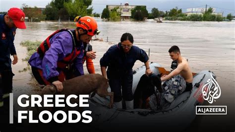 Torrential Rains Batter Greece After Wildfires YouTube