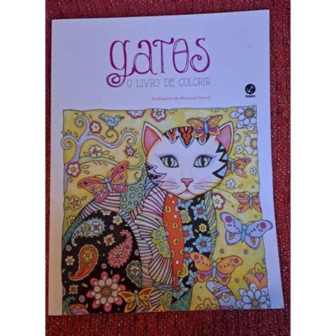 Gatos O Livro De Colorir - Livro: Gatos o livro de colorir | Shopee Brasil
