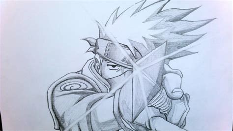 How To Draw The Kakashi With Kunai Youtube