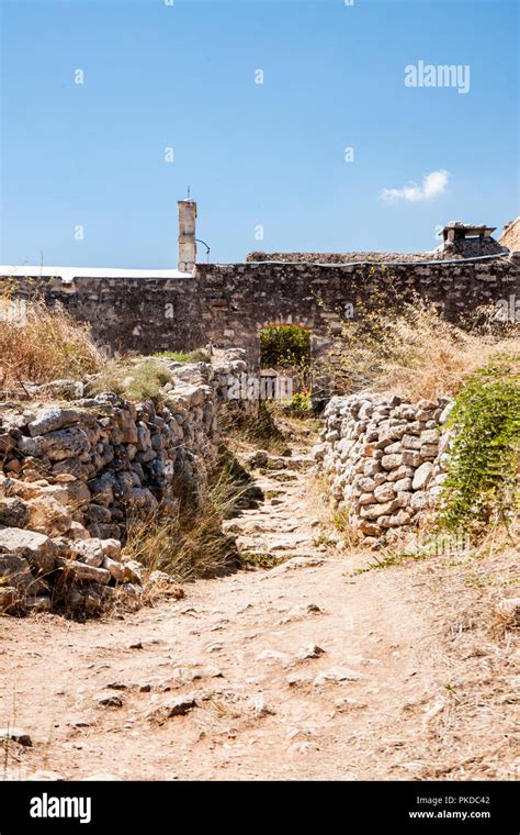 Ancient Aptera Stock Photo Alamy