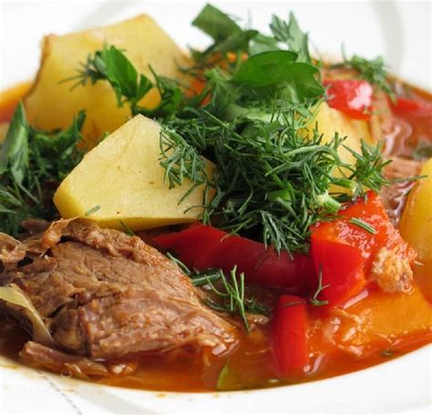 Суп шурпа из говядины - Готовим вкусно