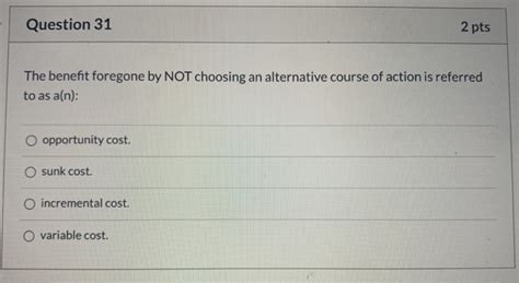 Solved Question 30 2p Capital Budgeting Involves O Analyzing Chegg