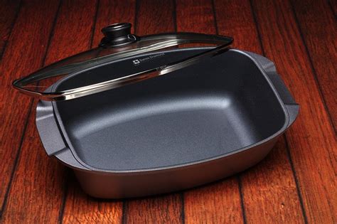 Swiss Diamond Nonstick Roaster with Lid - 5.3 qt (8.3 x 13") N2 free ...