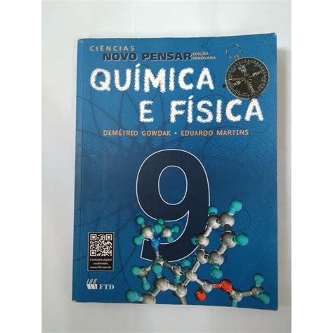 Química E Física 9 Demétrio Gowdak ciências novo pensar Shopee Brasil