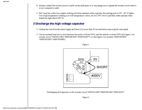 panasonic microwave inverter service manual  schematics