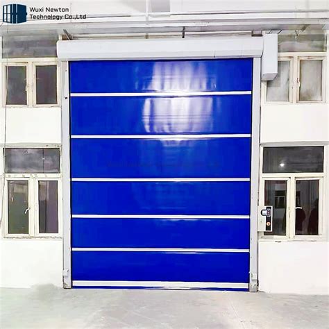 Automatic Pvc Fast Rolling High Speed Door With Remote Control China