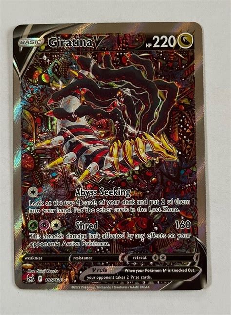 Pok Mon Tcg Giratina V Sword Shield Lost Origin Holo Ultra