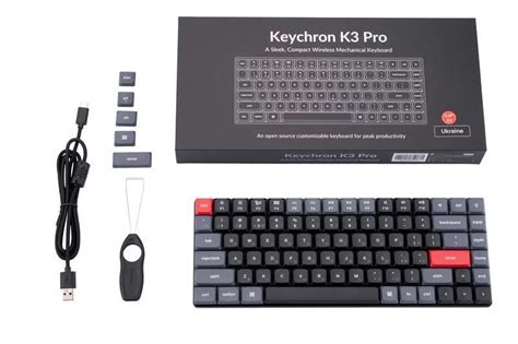 Keychron K Pro Key Gateron Blue Low Profile Hot Swap Rgb Qmk Black K Ph