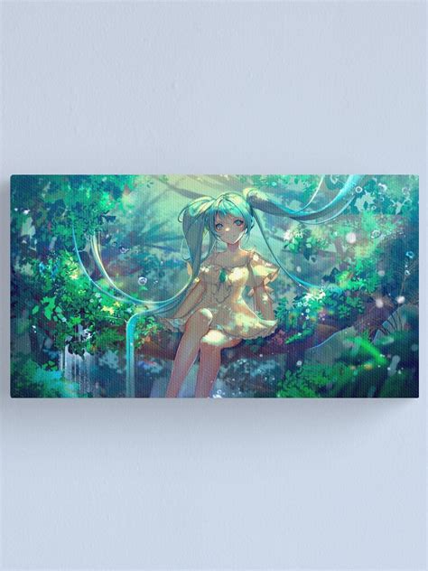 Hot Hatsune Miku Waifu Cute Kawaii Sexy Vocaloid Lewd Anime Girl Lolita Canvas Print For
