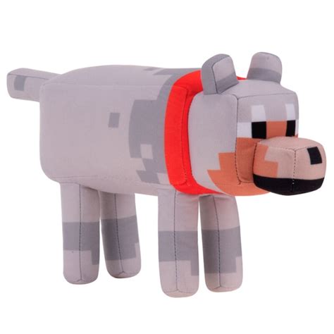 Minecraft Tamed Wolf plush toy 29cm