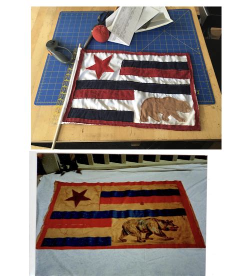 Me and my mom remade McChristian bear flag from the bear flag revolt