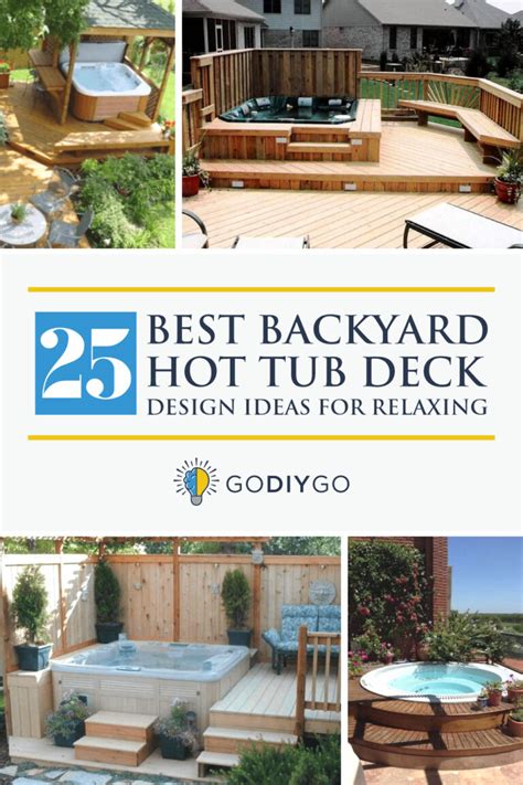 Best Backyard Hot Tub Deck Design Ideas For Relaxing GODIYGO