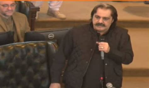 Ali Amin Gandapur Elected As Kp Cm