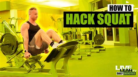 How To Do A HACK SQUAT Hammer Strength Linear Hack Press Machine