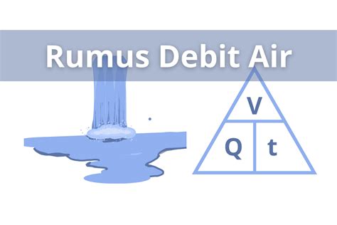 debit air pengertian rumus  satuannya
