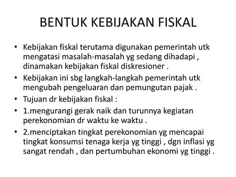 salah satu cara untuk mengatasi inflasi melalui kebijakan fiskal adalah 2