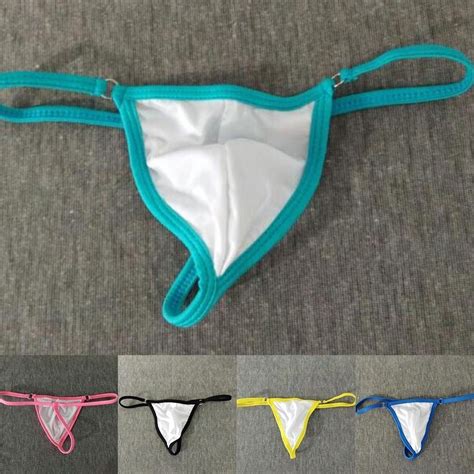 Mens Stretch Thong Underwear G String Bikini Breathable Lightweight Briefs In Stock Shopee