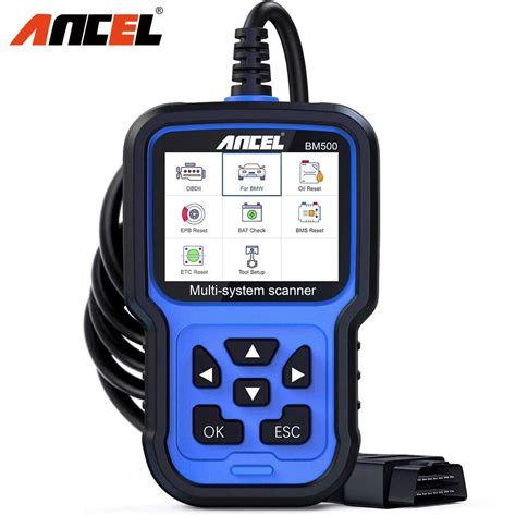 ANCEL BM500 OBD2 Scanner All System Car Diagnostic Tool Engine ABS SRS