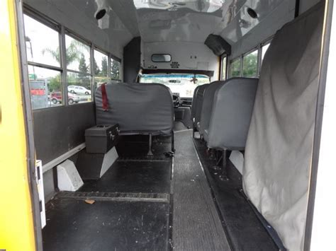 1994 Ford E350 Diesel School Collins Bus Cutaway Van Wheelchair Lift