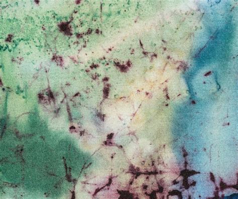 Abstraction Fragment Hot Batik Background Texture Handmade On Silk Stock Illustration