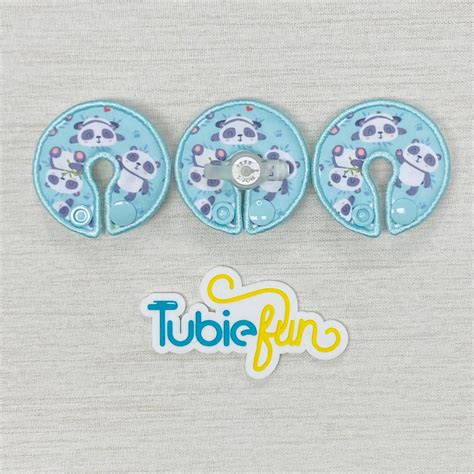 G-Tube Button Pad Cover - Pandas – Tubie Fun